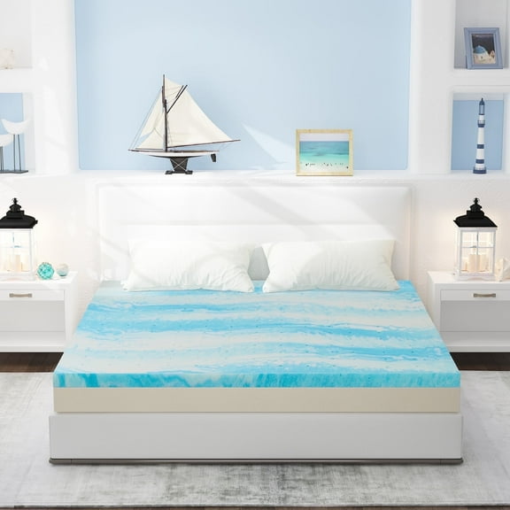 Simenmax 3 Inch Queen Size Memory Foam Mattress Topper