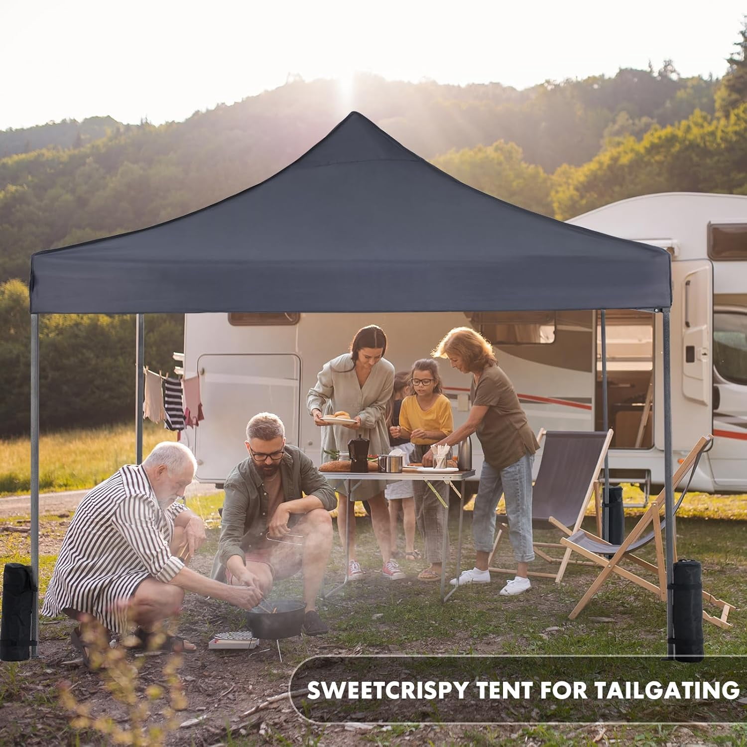 Simenmax Canopy Tent 10x10 Pop Up Canopy Heavy Duty Canopy Tents for  Parties Backyard Waterproof Portable Tent Pop Up Shade Canopy with Sand  Bags, ...