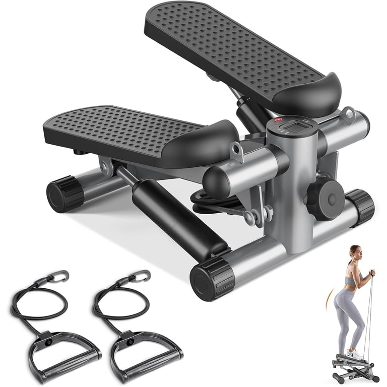 MSX STEPPER（ステッパー） Simenmax Portable Stair Stepper with Resistance Bands, 300LBS