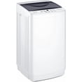 thumbnail image 1 of Simenmax Portable Washing Machine, 7.7 lbs Compact Laundry Washer with Stainless Steel Drum, 10 Wash Cycles & LED Display for Home, Apartment, Dorm, RV,White, 1 of 9