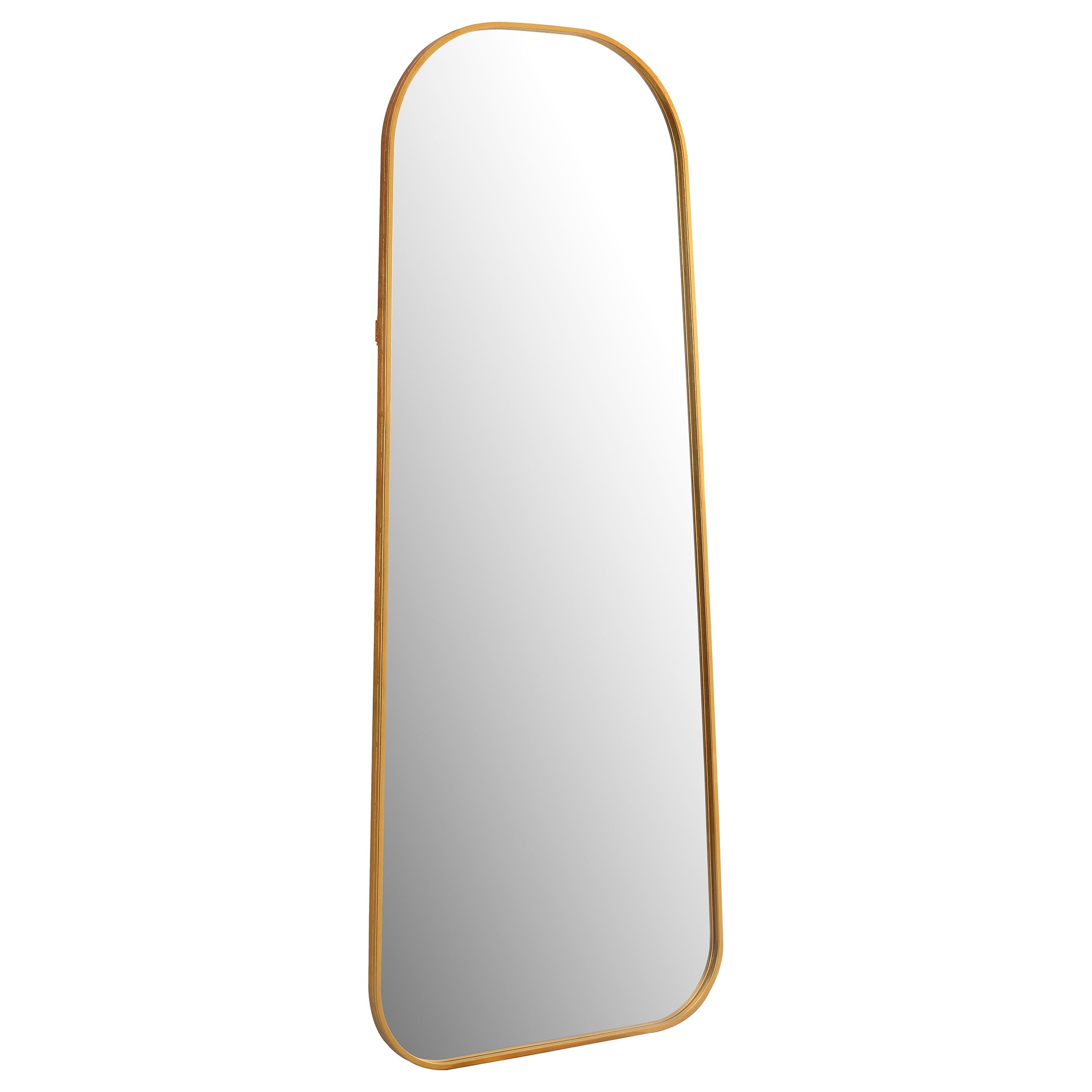 Mid-Century Modern Gold Full Length Floor Mirror