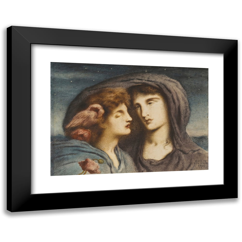 Simeon Solomon 18x14 Black Modern Framed Museum Art Print Titled ...