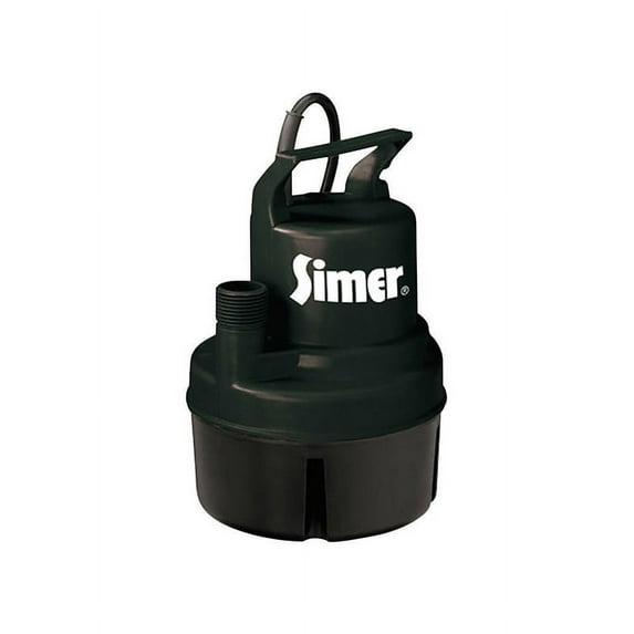 Simer Thermoplastic Utility Pump 1/6 hp