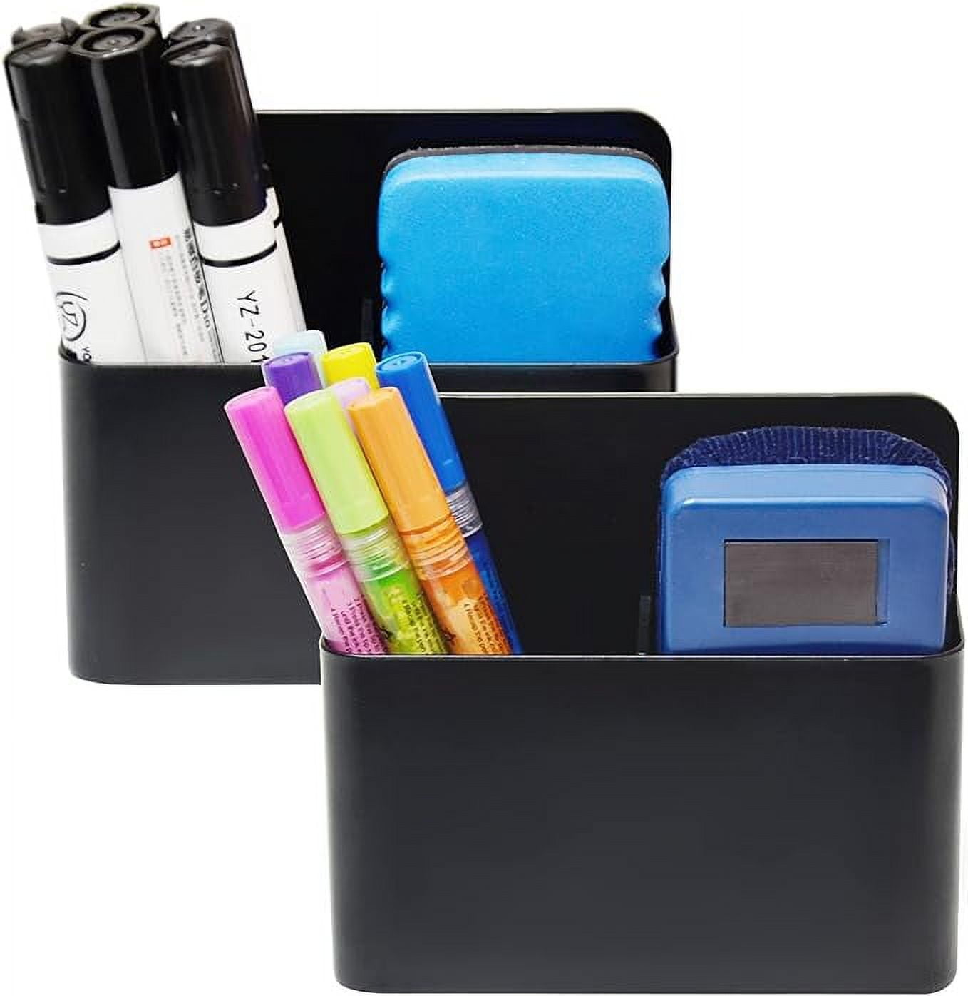 Simetufy 2 Pack Dry Erase Marker Holder, Whiteboard Marker