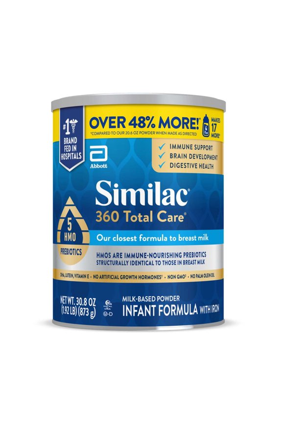 360 Total Care Baby Formula Powder, 30.8-oz Value Can