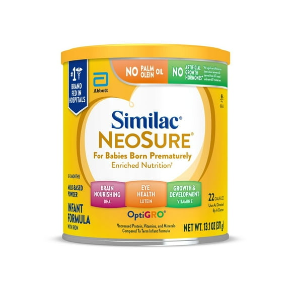 Similac NeoSure Premature Post-Discharge Baby Formula Powder, 13.1-oz Can