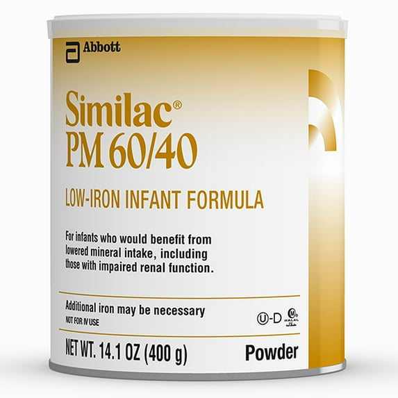 Similac PM 60/40 Low-Iron Infant Powder Formula, 14.1 Oz.