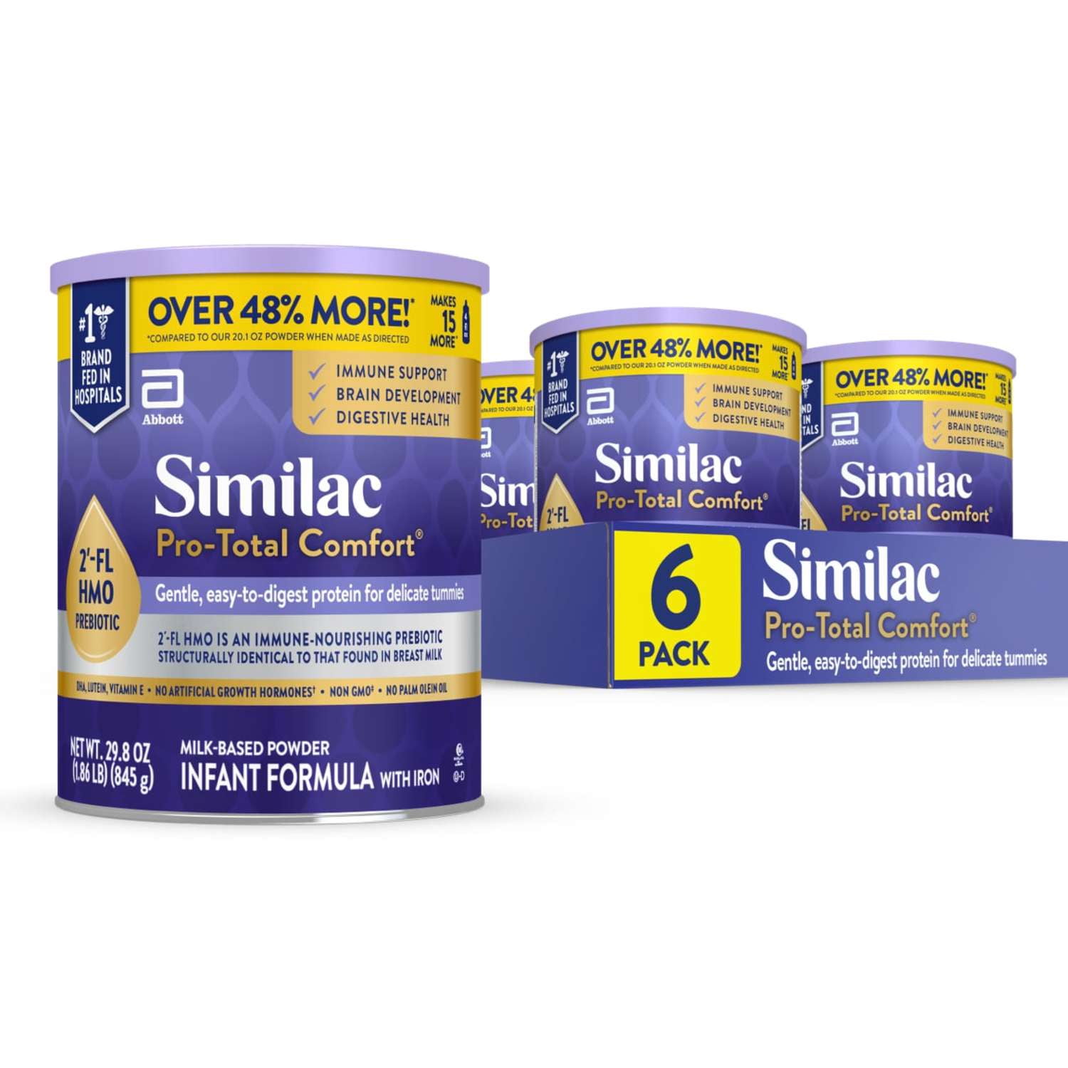 Similac Pro-Total Comfort Powder Baby Formula, 29.8-oz Value Can