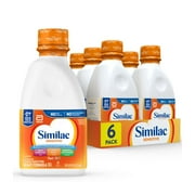 Similac Sensitive Ready-to-Feed Baby Formula, 32-fl-oz Bottle, Pack of 6