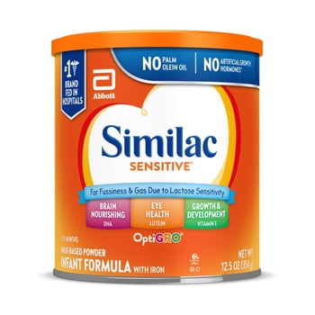 Similac Sensitive Powder Baby Formula, 12.5-oz Can