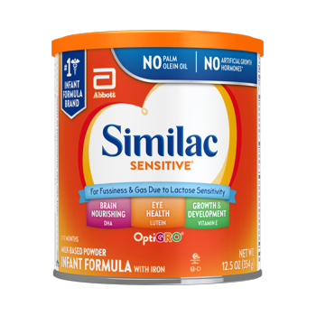 Similac Sensitive Powder Baby Formula, 12.5-oz Can