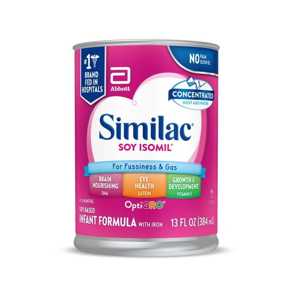 Similac Soy Isomil Concentrated Liquid Baby Formula, 13-fl-oz Can