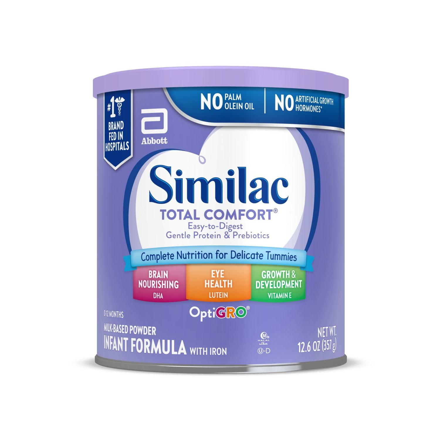 Similac Total Comfort Powder Baby Formula, 12.6-oz Can