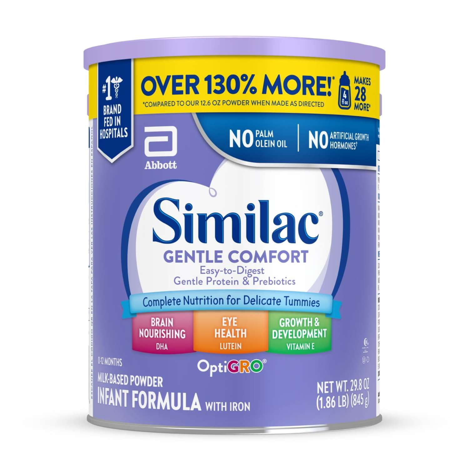 Similac Gentle Comfort Powder Baby Formula, 29.8-oz Can