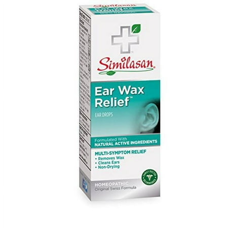 Similasan 100% Natural Ear Wax Relief Ear Drops, 0.33 Oz/10 ml Each