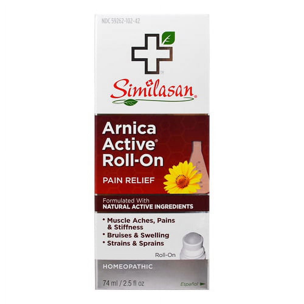 Similasan Arnica Homeopathic Pain Relief Active Roll On Applicator, 2.5