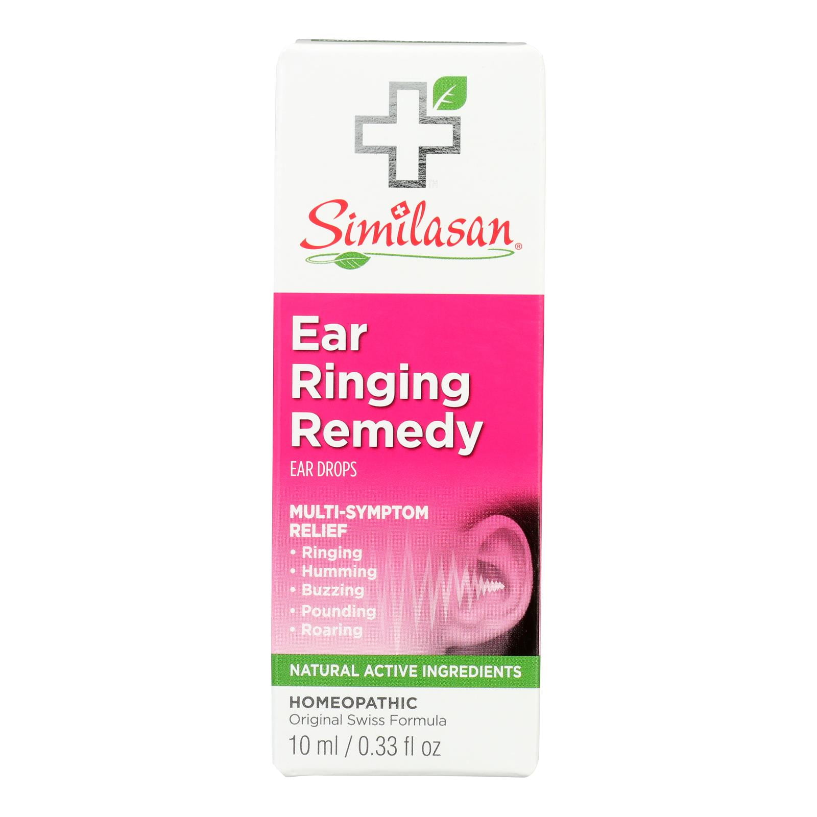 Similasan Ear Ringing Remedy Drops Relief Noise & Sounds 0.33 oz, 6 Pack