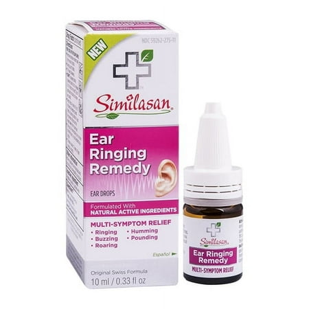 Similasan Ear Ringing Remedy Ear Drops, Homeopathic, 0.33 Oz, 6 Pack
