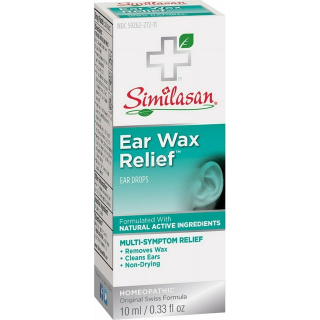 Similasan Ear Wax Relief MultiSymptom Drops Swiss Formula, 0.33 oz, 2