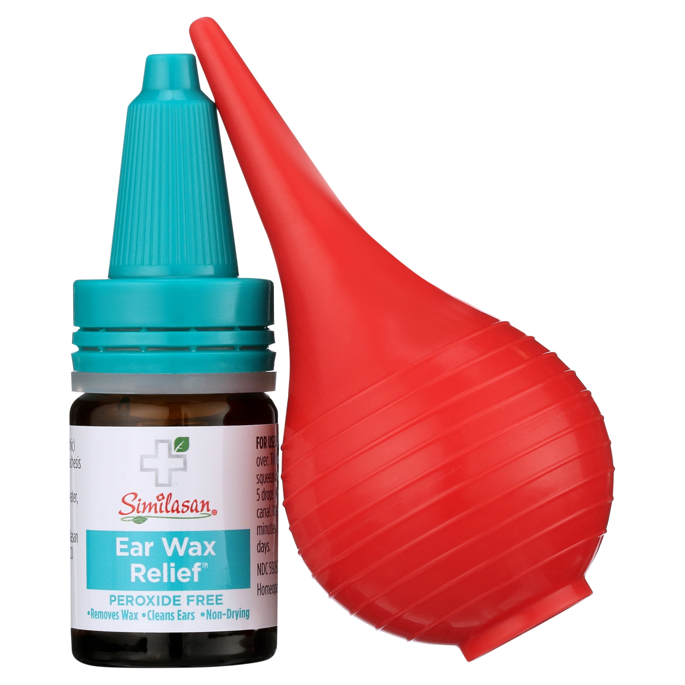 Similasan Ear Wax Removal Kit with Ear Drops & Bulb Syringe, Temporary