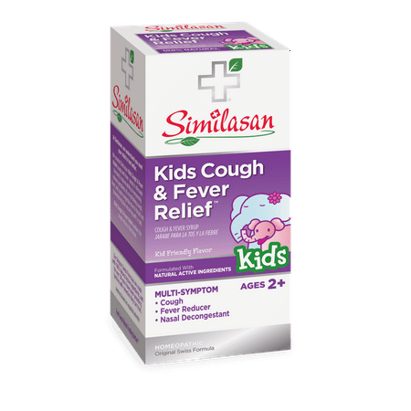 Similasan Kids Nighttime Cough & Cold Relief Plus Echinacea Liquid, 4 Fl Oz
