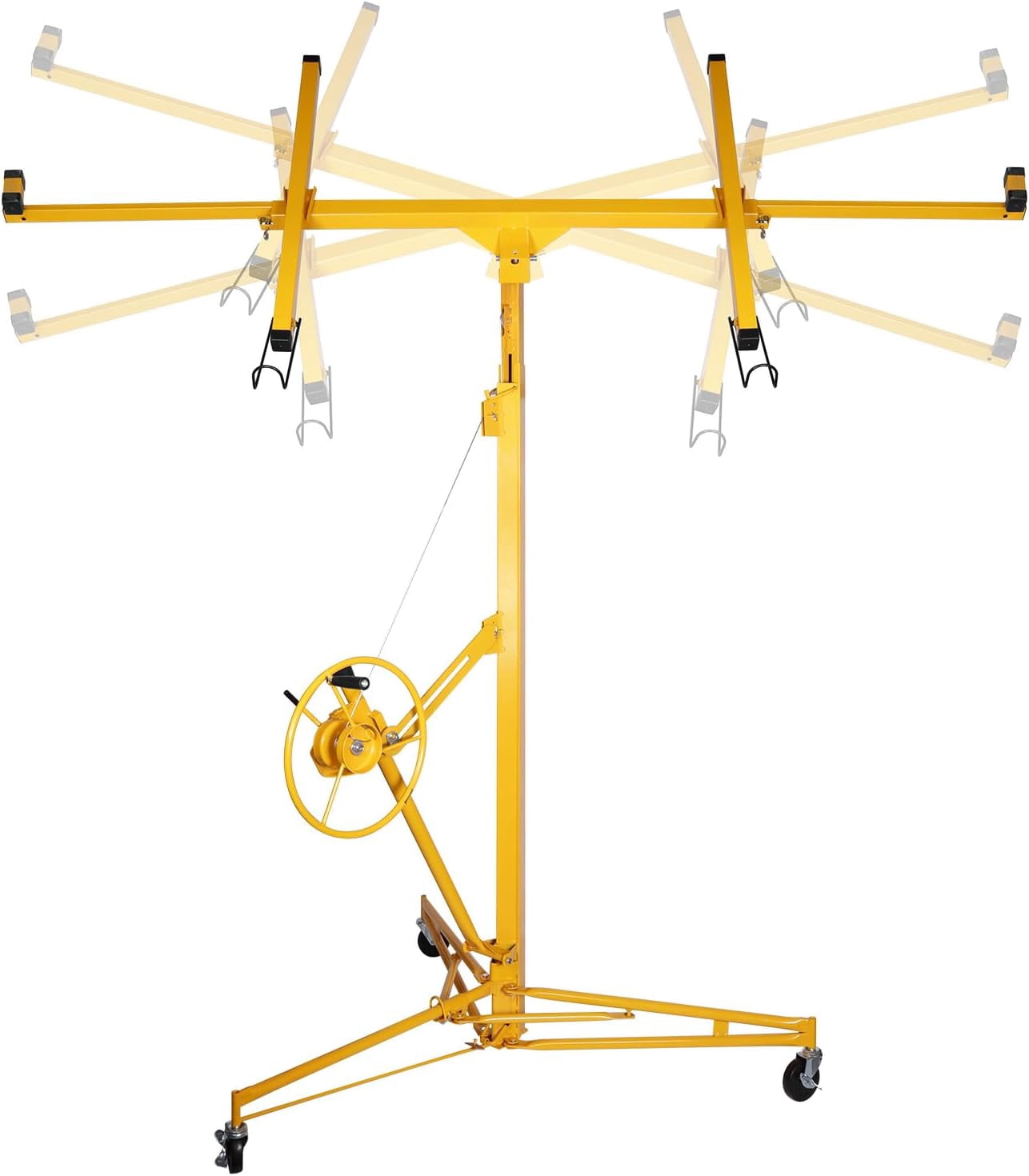 Buy VEVOR Drywall Rolling Lifter Panel, 16ft Sheetrock Lift Drywall Lift 150lb Weight Capacity Panel Hoist Jack Tool Steel Material W Telescopic Arm