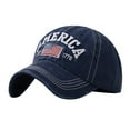 thumbnail image 1 of Siminsem 250 Anniversary Usa Merchandise Patriotic Theme 1776-2026 Commemorative Cap for Men Women, Adjustable United States 250Th Anniversary Hat, Navy, One Size, Cotton, 1 of 3