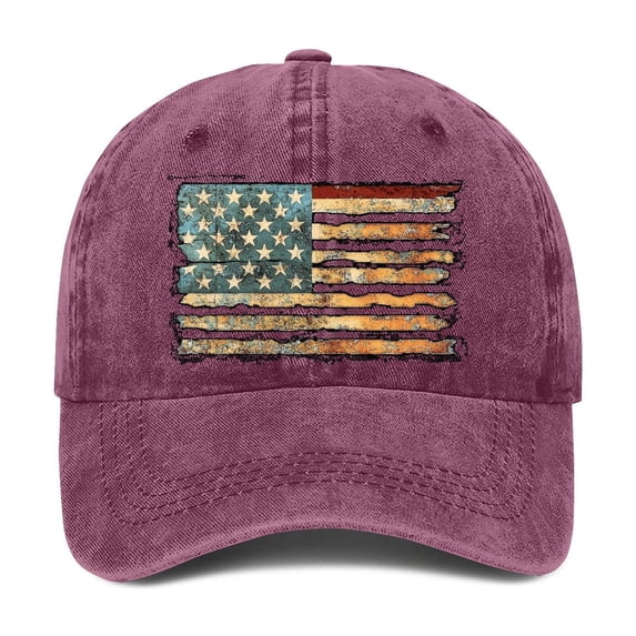 Siminsem 250 Anniversary Usa Merchandise Vintage 250Th Anniversary Hat for Men Women, Adjustable United States 250Th Anniversary Hat, Wine, One Size, Cotton