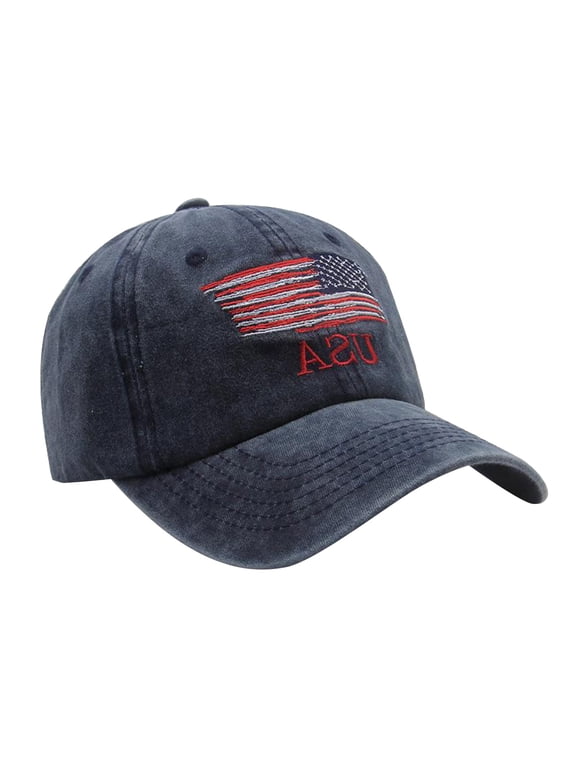 250Th Anniversary Usa Hat Running Embroidered Cap For for Men Women, Commemorative Hat, Navy, One Size, Cotton