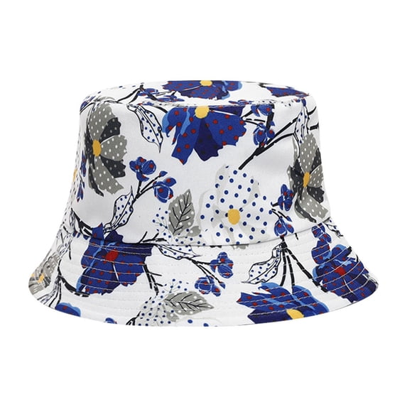 Siminsem 3D Printed Tie Dye Bucket Hat Under $8 Unisex Reversible Double Basin Fishing Sun Hat for Men Women Outdoor Beach Visor