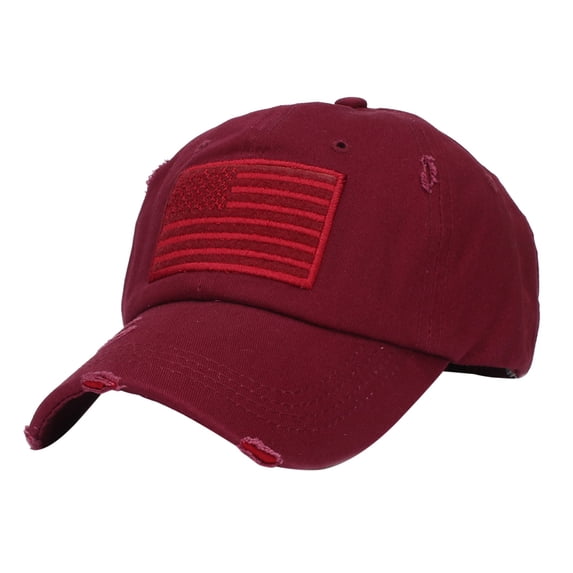 Siminsem America 250 Hat Running Embroidered Cap For for Men Women, Items Under 10 Dollars, Red, One Size, Cotton