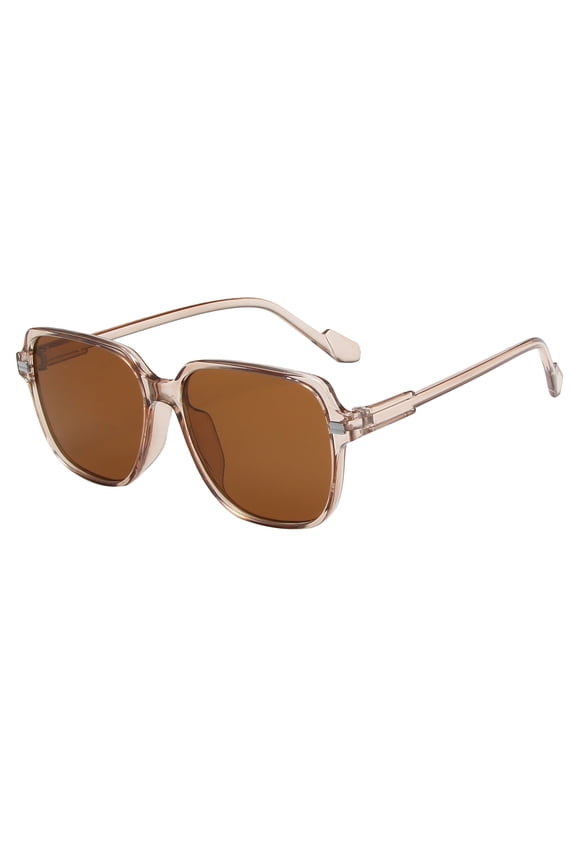 Big Frame Protective Sunglasses for Unisex Under $5 Vintage Square Oversized Shades with Impact Resistant Lenses UV400 Side Shield Eyewear