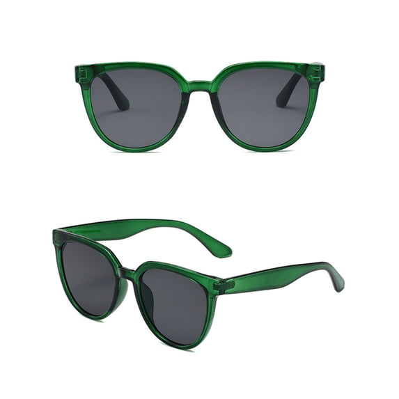 Siminsem Classic Square Polarized Sunglasses, Trendy Retro Eyewear for Men Women, UV Protection Vintage Sun Glasses, Green, One Size