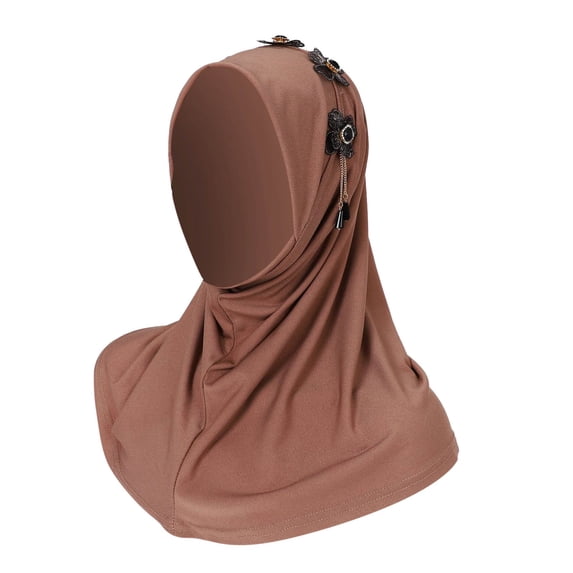 Siminsem Easy Wear Instant Hijab Scarf Under $8 for Women Soft Breathable Turban Prayer Scarf Muslim Head Wrap – No Pins Needed Pre-Sewn Jersey Cap for Abaya Dress Ramadan Eid