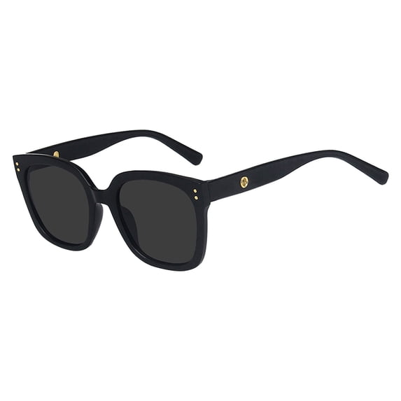 Siminsem European American Retro Cat Eye Sunglasses for Women Men Under $8 Fashion Trend UV400 Vintage Square Frame Unisex Sun Glasses with Metal Accents