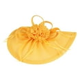 thumbnail image 1 of Siminsem Fascinator Hat Flower Mesh Tea Party Hairband for Women Under $10 Vintage Derby Wedding Cocktail Church Headpiece with Veil Elastic Comfort Fit Hair Clip Included, 1 of 6