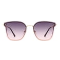 thumbnail image 1 of Siminsem Fashion Round Polarized Gradient Sunglasses for Men Women Under $8 UV400 Double Bridge Frame Anti Slip Rubber Temples Great for Travel Shopping Outdoors, 1 of 5