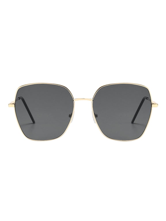 Fashion Women Round Polarized Sunglasses Under $8 Gradient Color Lens UV400 Lightweight Travel Shades with Spring Hinges and Detachable Retainer Cord