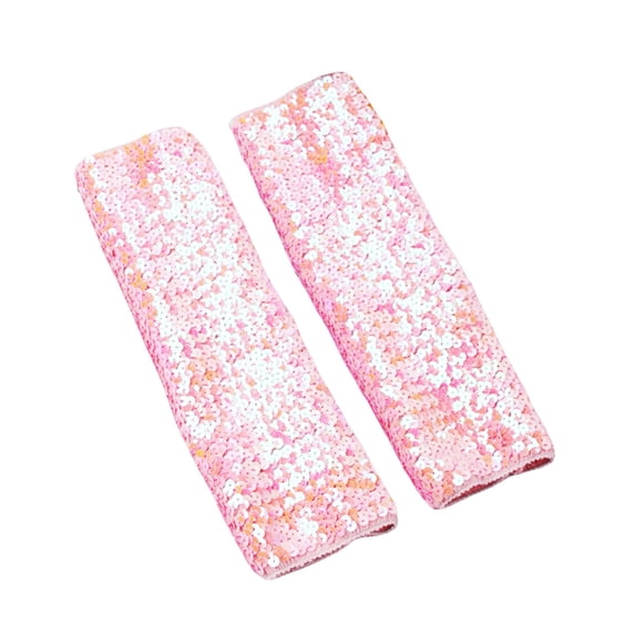 Siminsem Glitter Sequin Long Fingerless Elastic Gloves Under $8 Sparkly Stretchy Arm Sleeves for Women Girls Carnival Party Rave
