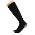 thumbnail image 1 of Siminsem Graduated Compression Socks for Women & Men, 20-30mmHg Knee High Sports Running Socks with Arrow Pattern, Moisture Wicking for Athletic Performance and Recovery, 1 of 2