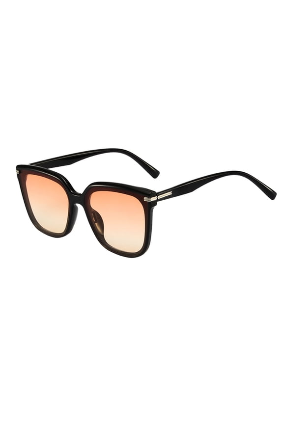 Hip Hop Rave Sunglasses, Party Nightclub Eyewear, UV Protection Trendy Shades for Concerts Dancing Halloween, Brown, One Size