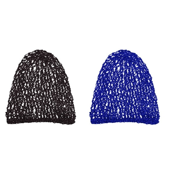 Siminsem Long Hair Net C 2Pc Mesh Hair Net Soft Rayon Knit Hat Sleeping Crochet Hairnet Long Hair Net