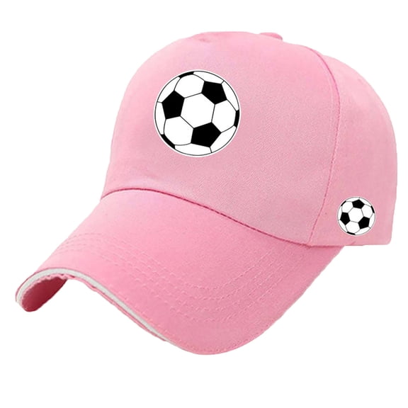 Siminsem Men and Women Baseball Cap Fashion Trend Sun Visor Cap Under $10 Sport Ball Pattern with Baseball Football Basketball Design UPF 40+ Lightweight Quick Dry Adjustable Hat for Outdoor Sports