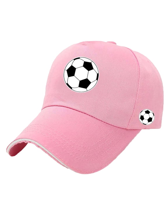 Men and Women Baseball Cap Fashion Trend Sun Visor Cap Under $10 Sport Ball Pattern with Baseball Football Basketball Design UPF 40+ Lightweight Quick Dry Adjustable Hat for Outdoor Sports