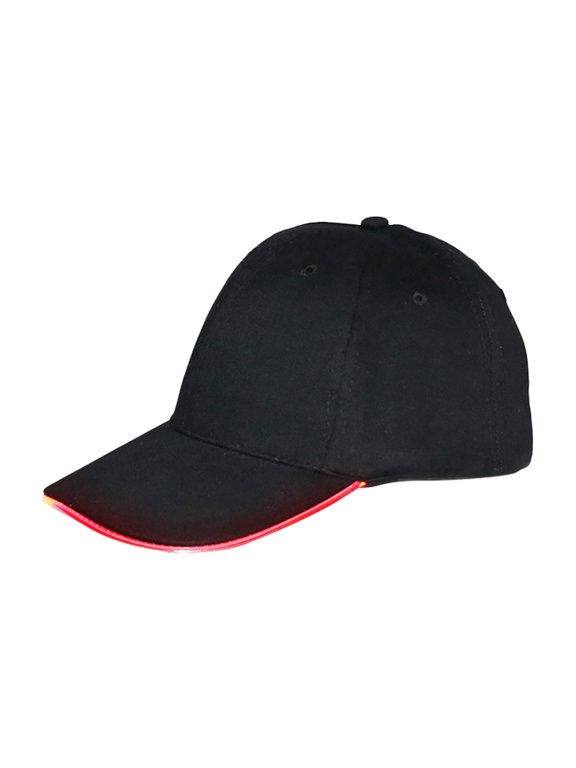 Men's and Women's Outdoor Sunshade Mountaineering Sunscreen Baseball Cap Under $8 UPF 40+ Breathable Hat with 3 Light Modes and USB Rechargeable Battery for Night Hiking Running Camping