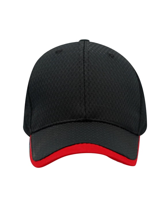 Men's and Women's Summer Fashion Casual Sunscreen Baseball Cap Under $8 UPF 40+ Breathable Mesh Back Trucker Style Hat for Outdoor Hiking Gardening Adjustable Snap Closure