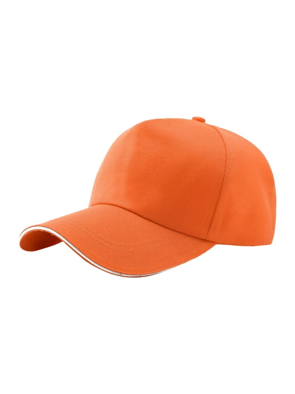 Men's and Women's Summer Fashion Casual Sunscreen Baseball Cap Peaked Cap Under $8 UPF 40+ Lightweight Quick Dry Hat with Pre-Curved Peak Adjustable Snapback for Daily Outdoor Walking Travel