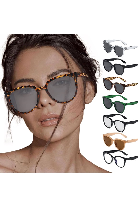 Polarized Sunglasses for Women Men Classic Square Frame Retro Shades UV400 Protection Anti Glare Lightweight Sunnies Driving Fishing Outdoor, Silver, One Size