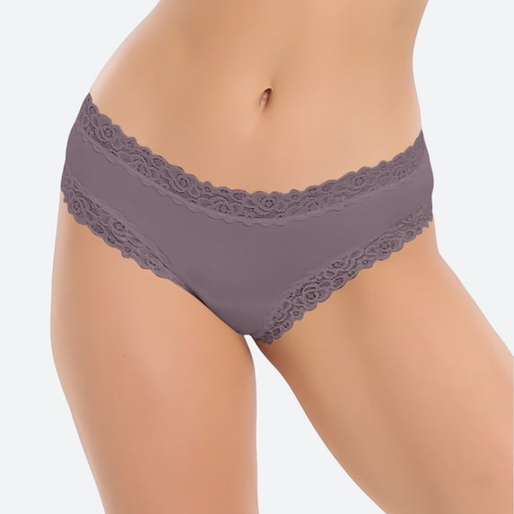 Siminsem Seamless High Waist Underwear for Women Breathable Cotton Full Coverage Panties Soft Stretchy Ladies High Waisted Briefs Everyday Cotton Spandex Multipack, Khaki,M