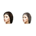 thumbnail image 1 of Siminsem Soft Rayon Knit Hat B 2Pc Mesh Hair Net Soft Rayon Knit Hat Sleeping Crochet Hairnet Long Hair Net, 1 of 2